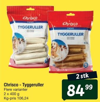 Fakta Tyskland Chrisco - tyggeruller tilbud