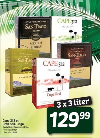 Fakta Tyskland Cape 312 el. gran san-tiago tilbud