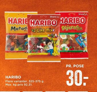 MENY Haribo tilbud