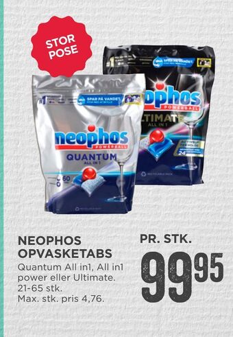 MENY Neophos opvasketabs tilbud