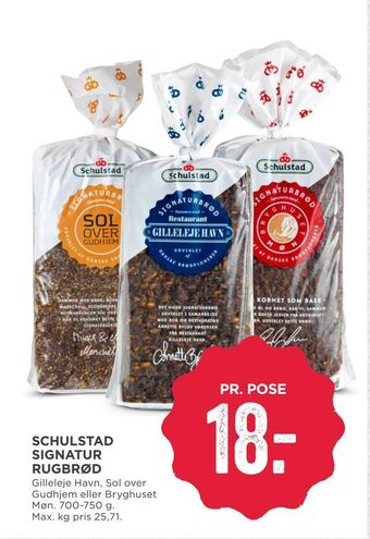 MENY Schulstad signatur rugbrød tilbud