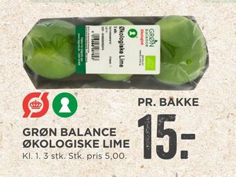 Grøn balance økologiske lime