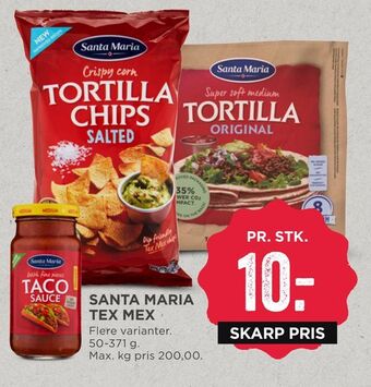 MENY Santa maria tex mex tilbud