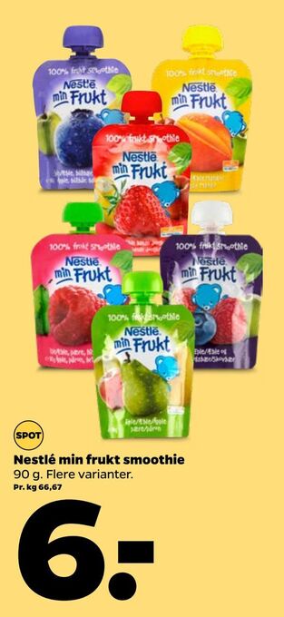 Netto Nestlé min frukt smoothie tilbud