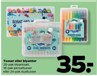Tusser eller blyanter
