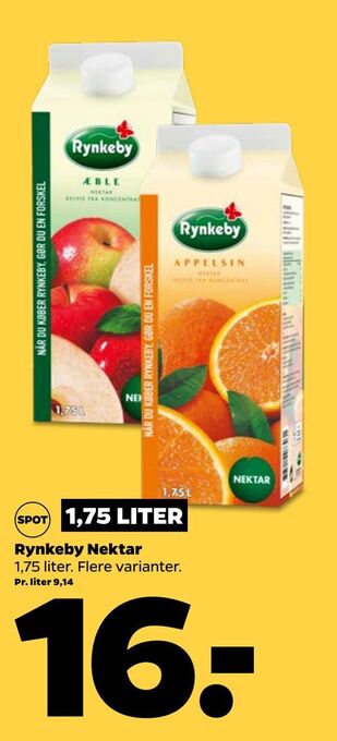 Netto Rynkeby nektar tilbud