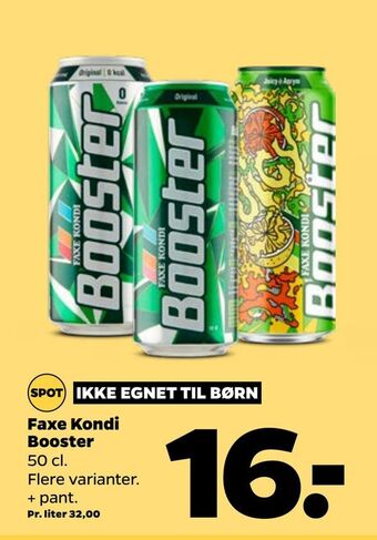 Netto Faxe kondi booster tilbud
