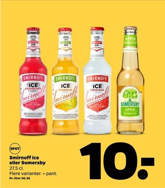 Netto Smirnoff ice eller somersby tilbud