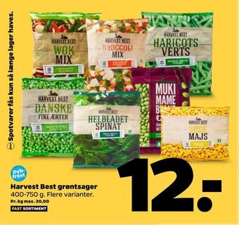 Netto Harvest best grøntsager tilbud
