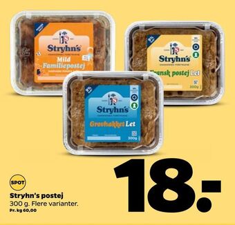 Netto Stryhn's postej tilbud