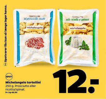 Netto Michelangelo tortellini tilbud