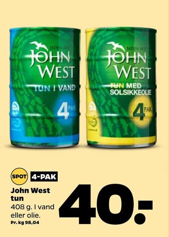Netto John west tun tilbud