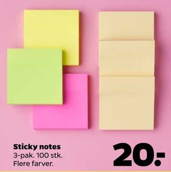 Sticky notes