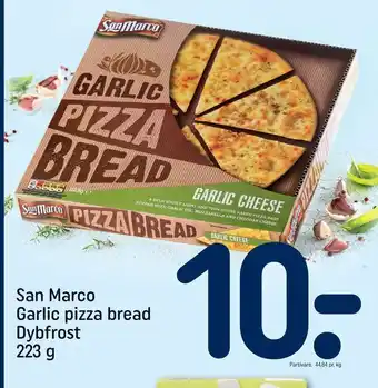 REMA 1000 San marco garlic pizza bread dybfrost tilbud