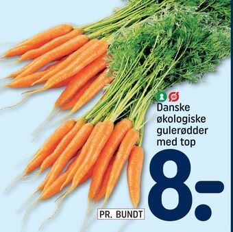 REMA 1000 Danske økologiske gulerødder med top tilbud