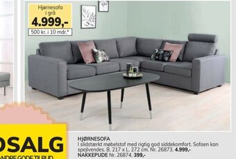 Daells Bolighus Hjørnesofa tilbud