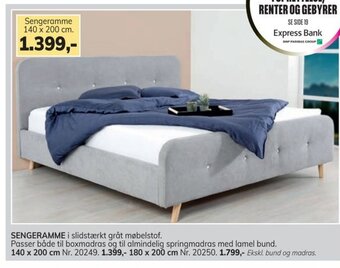 Daells Bolighus Sengeramme tilbud