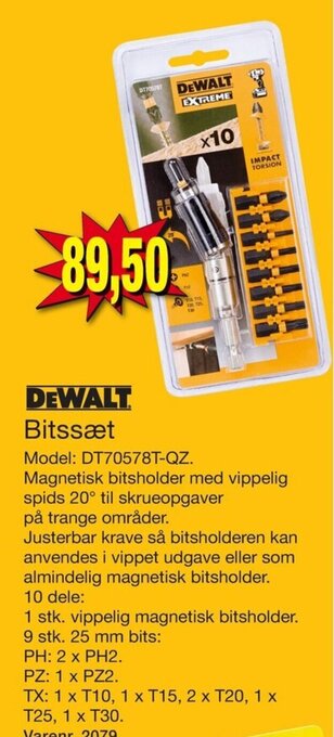 Harald Nyborg Dewalt Bitssæt tilbud
