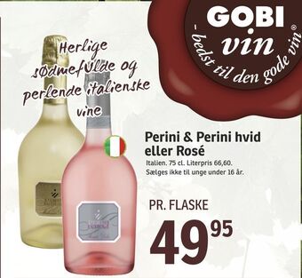 SPAR Perini & perini hvid eller rosé tilbud