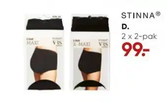 Stinna Trusser  Bomuld Maxi: 40-46 X-Maxi: 48-54 Pr.2 -pak 79