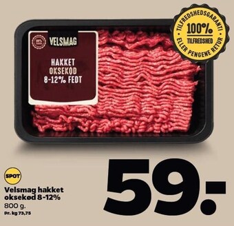 Netto Velsmag hakket oksekød tilbud