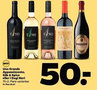 Netto Uno grande appassimento silk & spice el i dogi neri tilbud