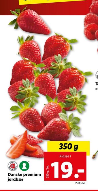 Lidl Danske premium jordbær tilbud