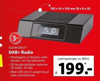 Lidl Dab+ radio tilbud