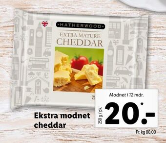 Ekstra modnet cheddar