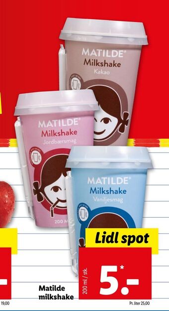 Matilde milkshake
