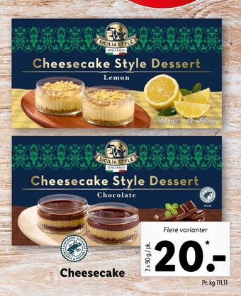 Lidl Cheesecake tilbud
