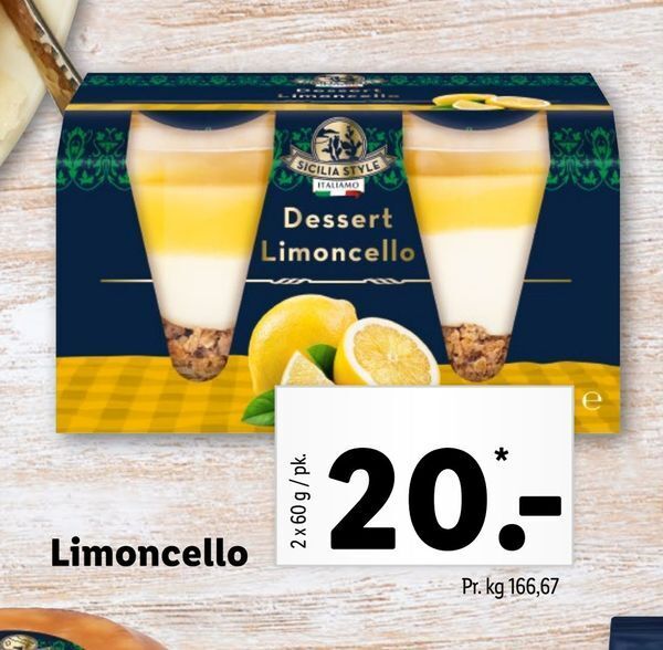 Limoncello tilbud hos Lidl