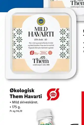 Økologisk them havarti