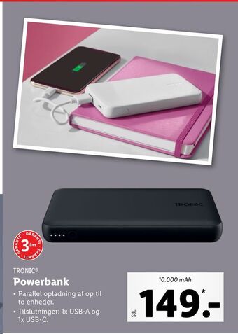 Lidl Powerbank tilbud