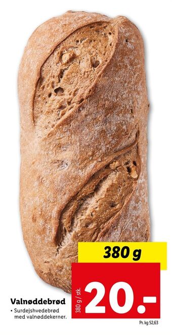 Lidl Valnøddebrød tilbud