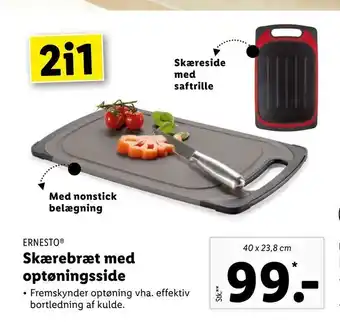 Lidl Skærebræt med optøningsside tilbud