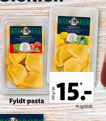 Lidl Fyldt pasta tilbud