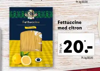 Fettuccine med citron
