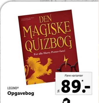 Lidl Opgavebog tilbud