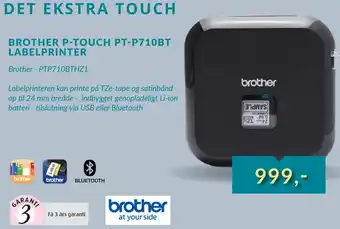 Tjdata Brother P-Touch PT-P710BT Label Printer Brother- PTP710BTHZ1 tilbud