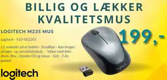Logitech M235 MUS Logitech-910-002201