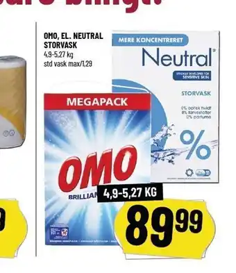 Løvbjerg Omo el. neutral storvask tilbud