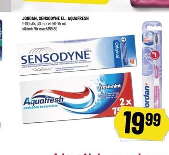 Løvbjerg Jordan, sensodyne el. aquafresh tilbud