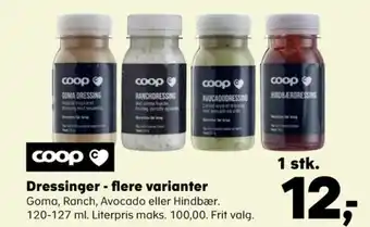 Kvickly Coop c dressing tilbud