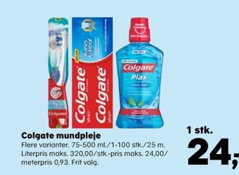 Kvickly Colgate mundskyl tilbud