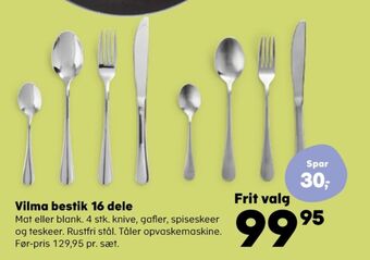Kvickly Ukendt bestik tilbud