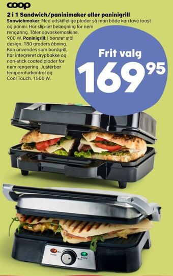 Coop panini toaster
