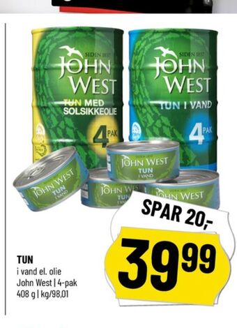 Løvbjerg John west tun tilbud