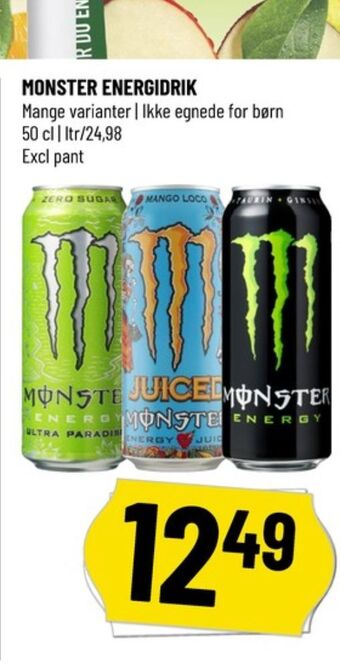Løvbjerg Monster energidrik tilbud