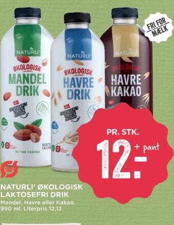 MENY Naturli' mandeldrik tilbud